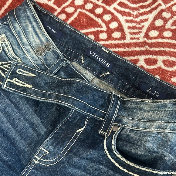 Vigoss Slim Boot Cut Jeans - Picture 2 of 3